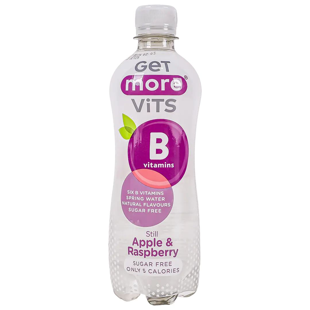 Get More Vites Vitamin B Water Apple & Raspberry Flavor Sugar Free 500 ml - view 1