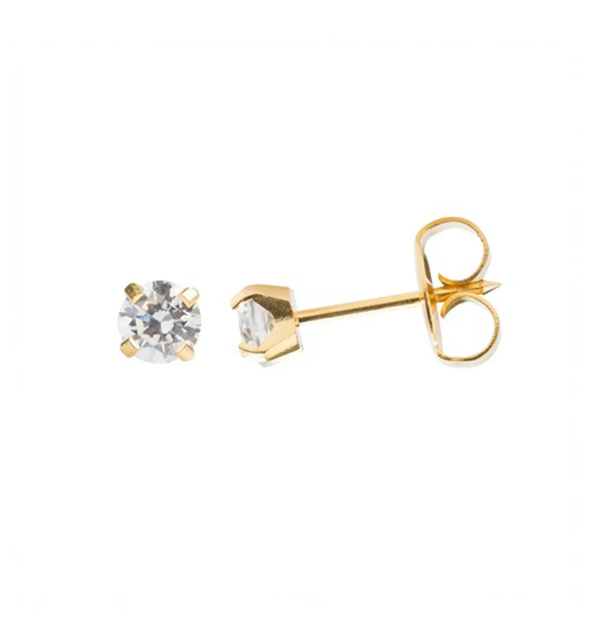 Studex 4mm Cz Tiffany Gold Plated- Ear Piercing Kit - view 3