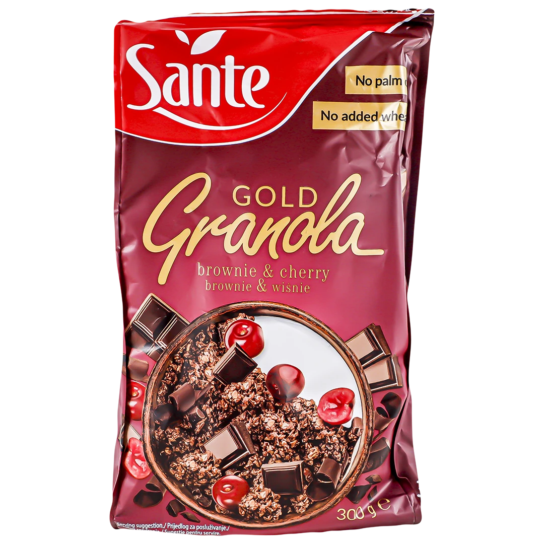 Sante Granola Gold Brownie Cherry 300 gm