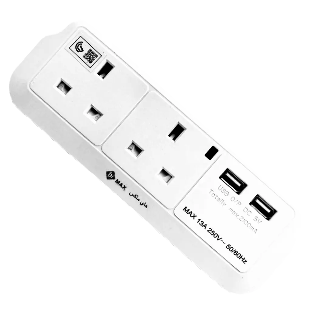  هاي ماكس محول مع فتحه 13A USB  - view 1