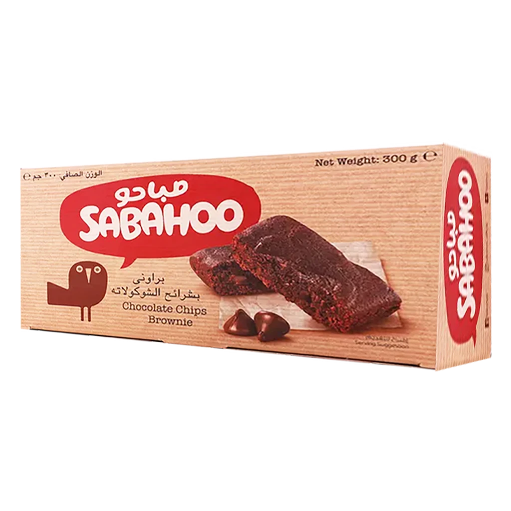 Sabahoo Chocolate Chips Brownie 300 gm