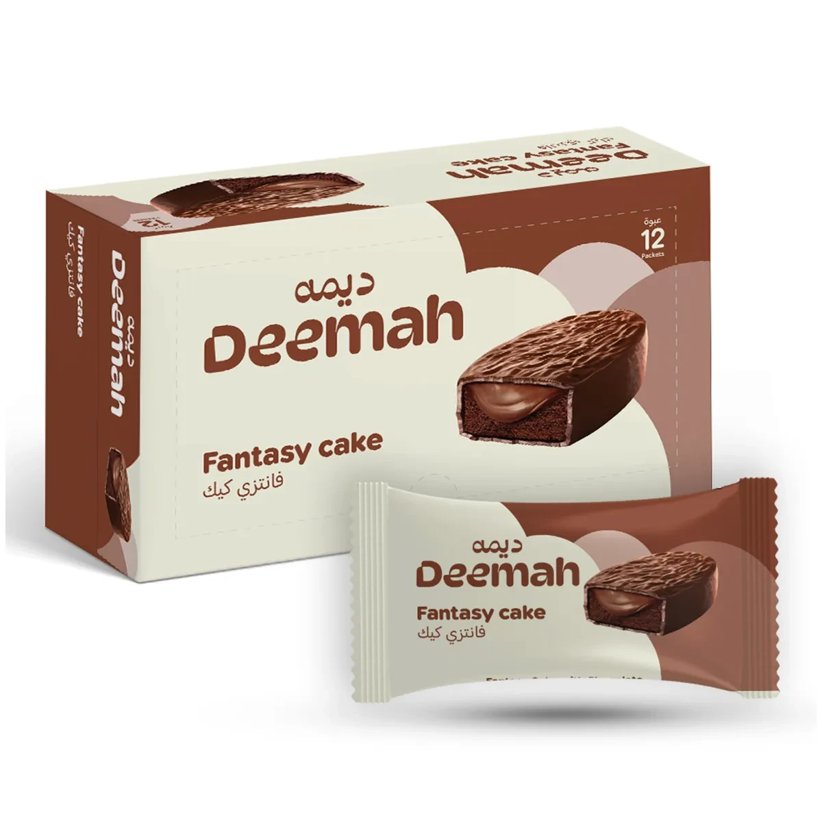 Deemah Fantasy Cake Chocolate Box 12 pcs 40 gm