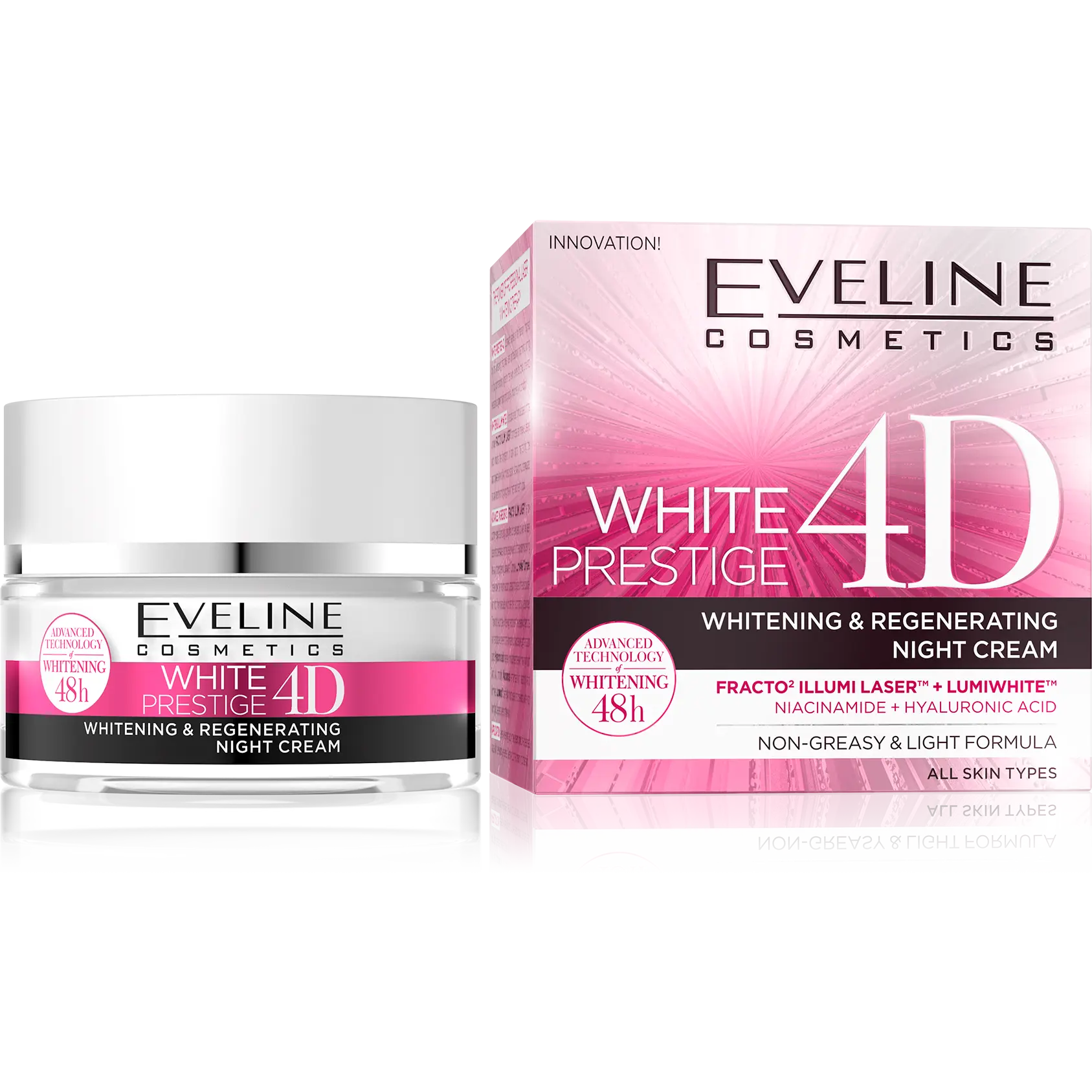 Eveline White Prestige 4D Whitening Night Cream 50ml - view 4