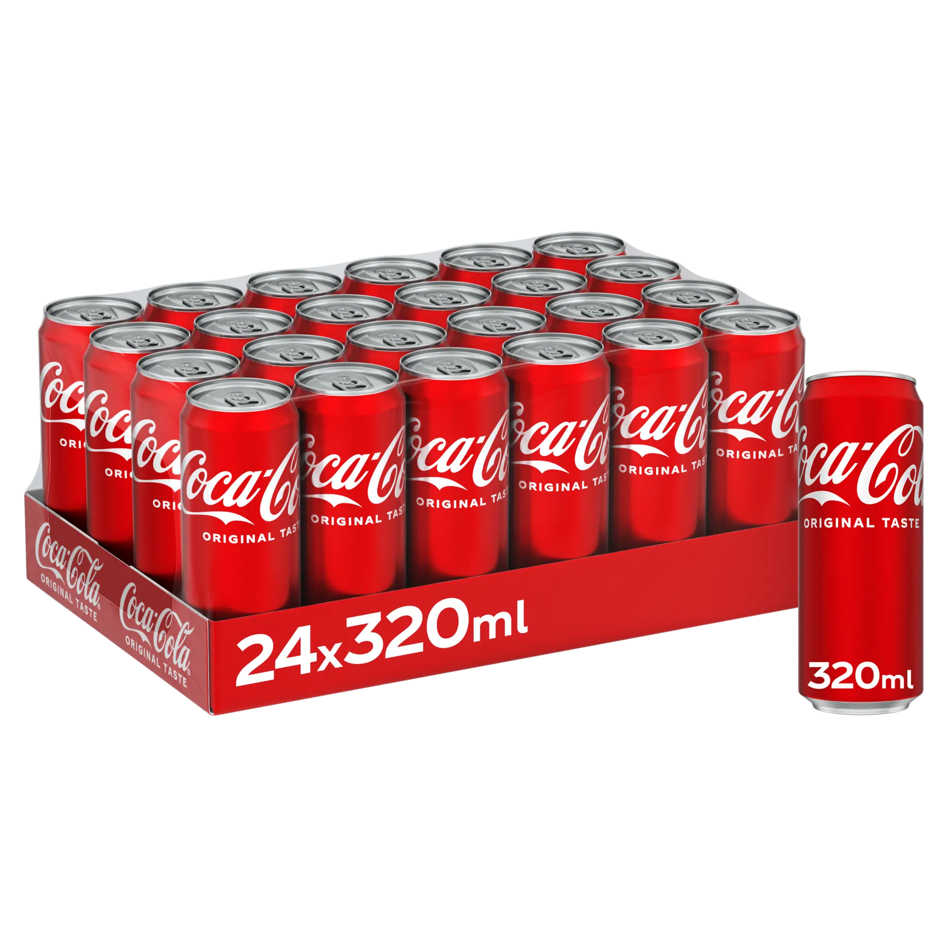 Coca Cola Original Carbonated Soft Drink 24 pcs 320 ml - view 1