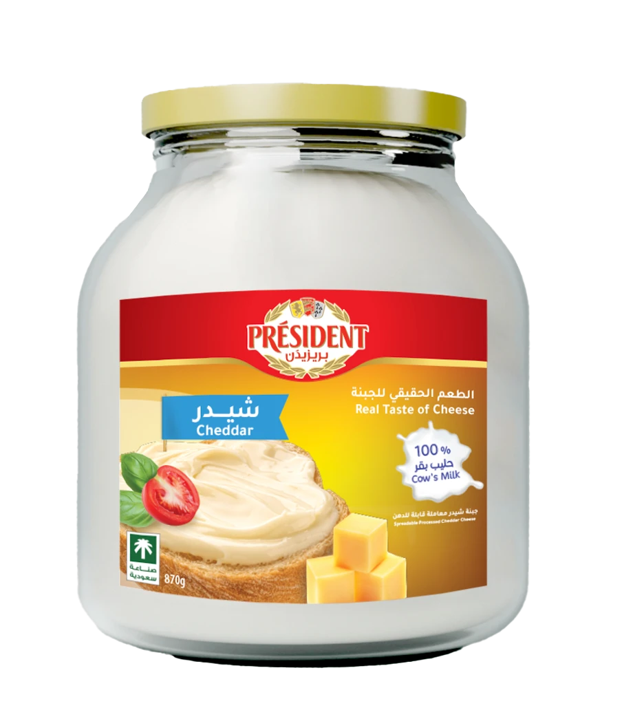 President Spreadable Chedder Cheese 870 gm