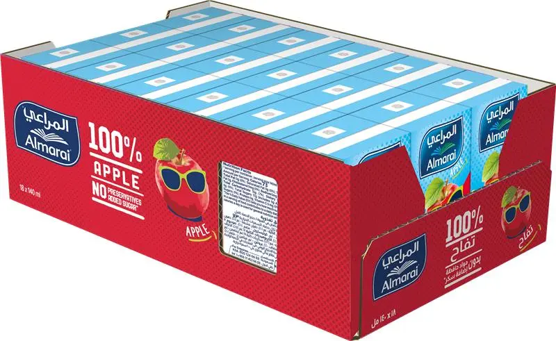 Al Marai Nectar Apple Carton 18 Pcs 140 ml - view 2