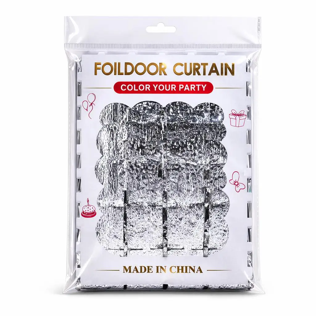 Foil Door Cartin Silver  - view 1