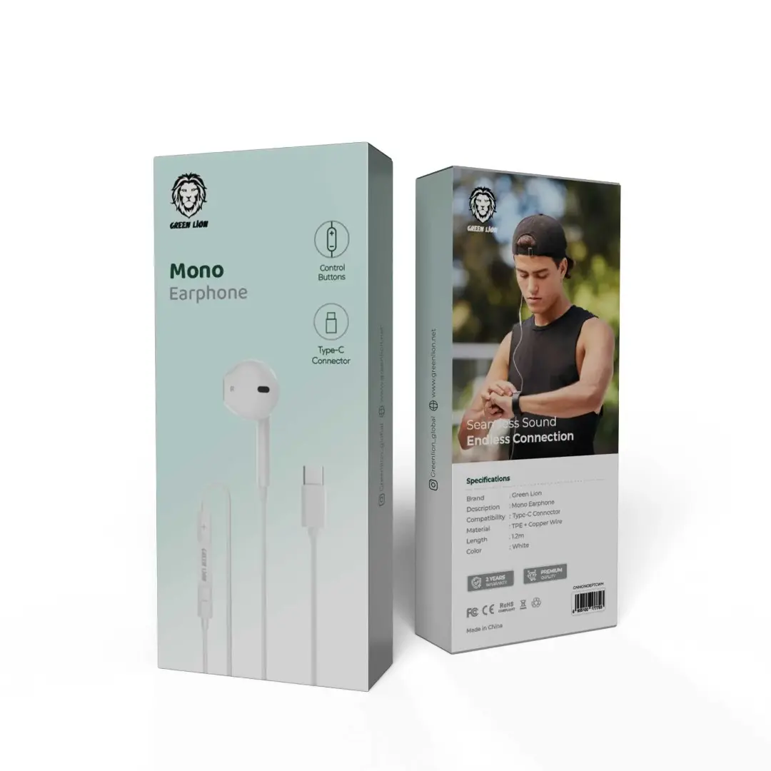 Green Lion GNMONOEPTCWH Mono Earphone With Type C Connector - view 2