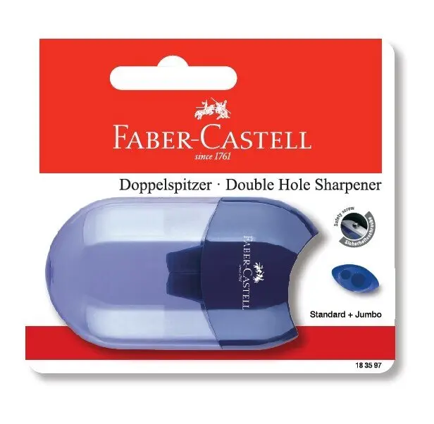 Faber Castell Apple Sharpener Classic Dbl Hole - view 1