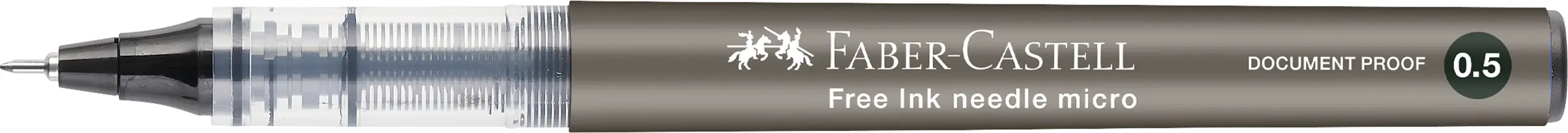 Faber Castell Free Ink Roller Needle 0.5mm Black set of 12 - view 2