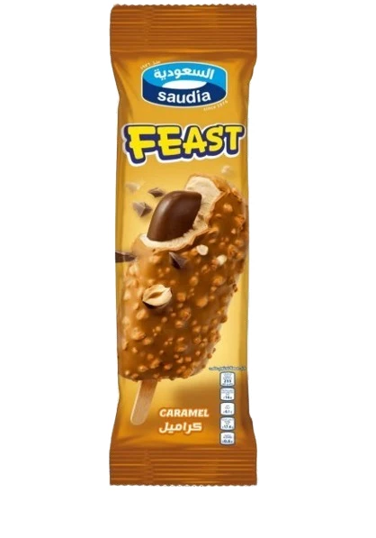 Saudia Feast Caramel Ice Cream 80 ML