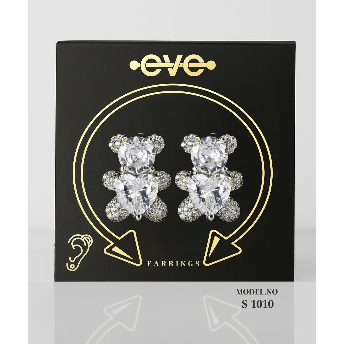 Eve Ear Piercing Silver  S 1010 Ear Ring - view 1