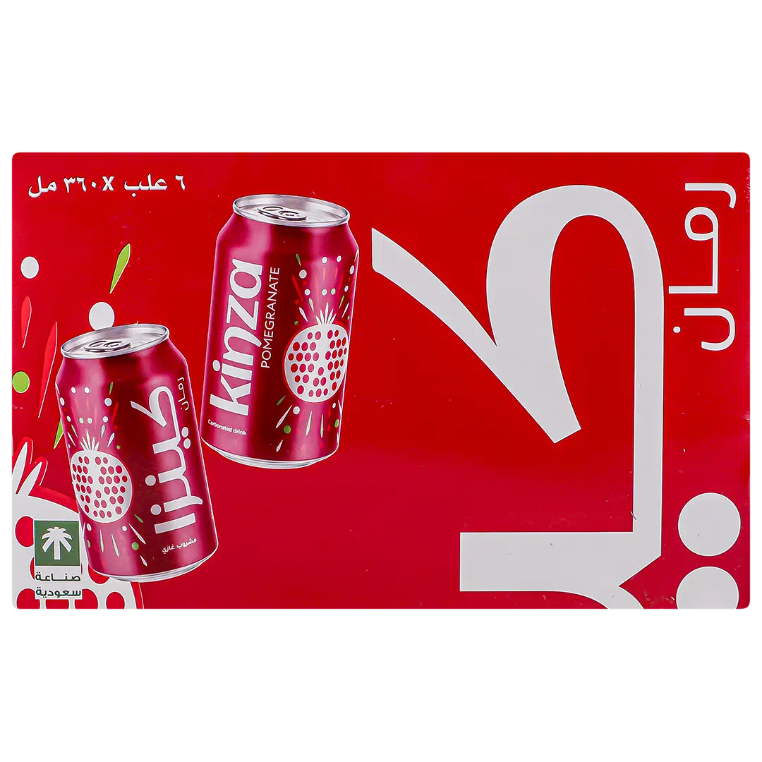 كينزا  رمان مشروب غازي  6 حبات 360 مل - view 2
