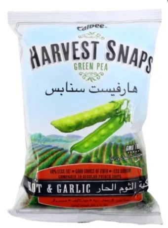 Harvest Snap Hot & Garlic 34 gm