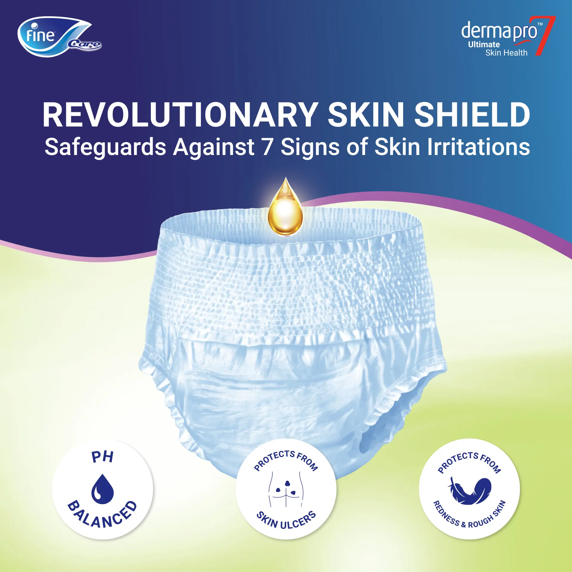 Fine Care DiapersIncontinence Adult  X large 14 Diapers - view 2