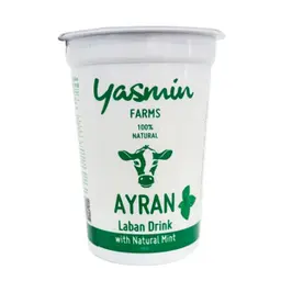 Yasmin Farms Ayran Laban Drink with Natural Mint Cup 200 gm