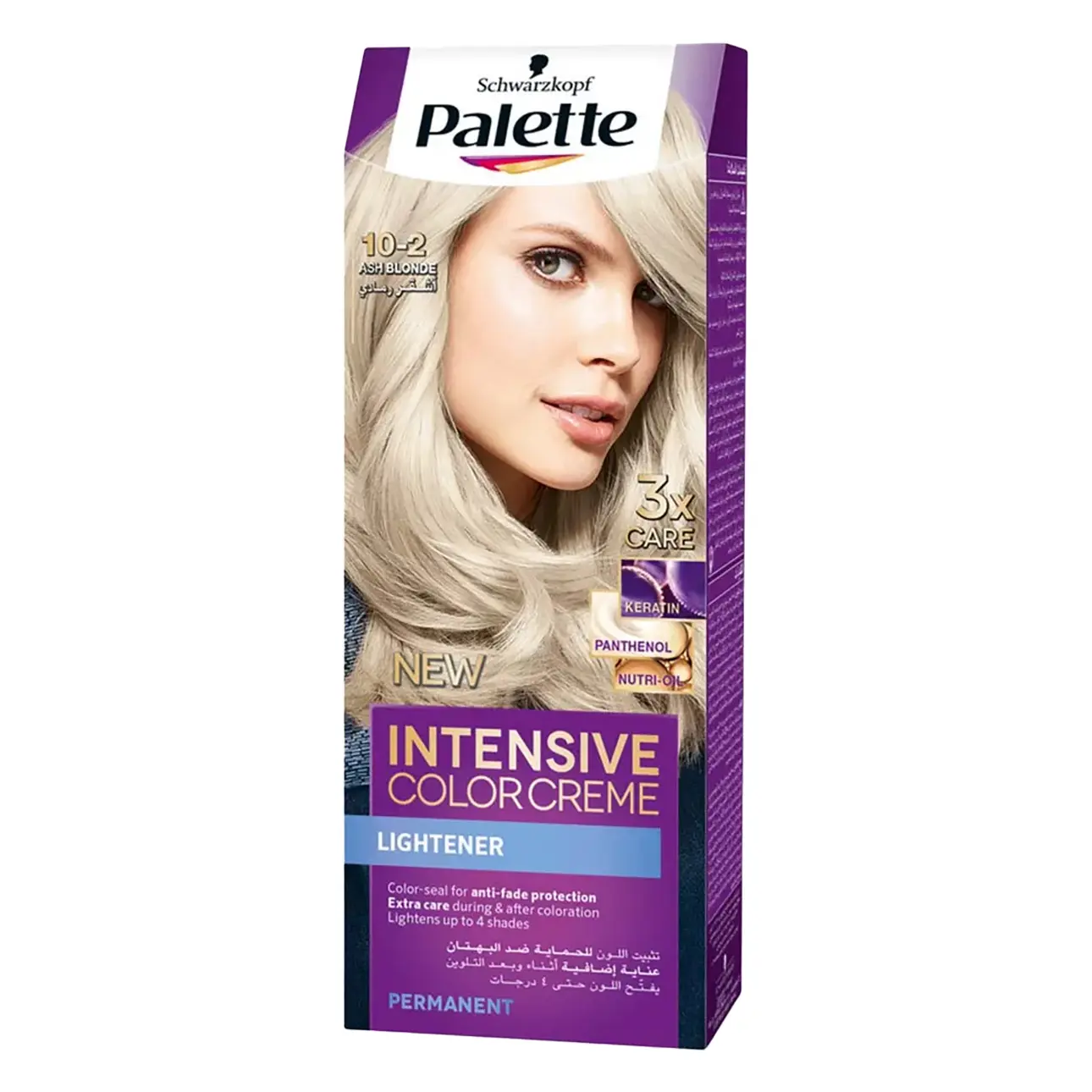 Schwarzkopf Palette Intensive Color Cream 10-2 Ultra Ash Blonde - view 1