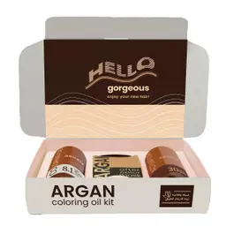 Argan Hair Coloring Oil Kit Light Ash Blond 8.1 ml 75