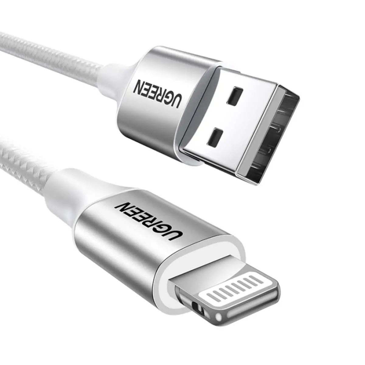 Ugreen Charging Cable USB to Lightning 2 m Silver - view 2
