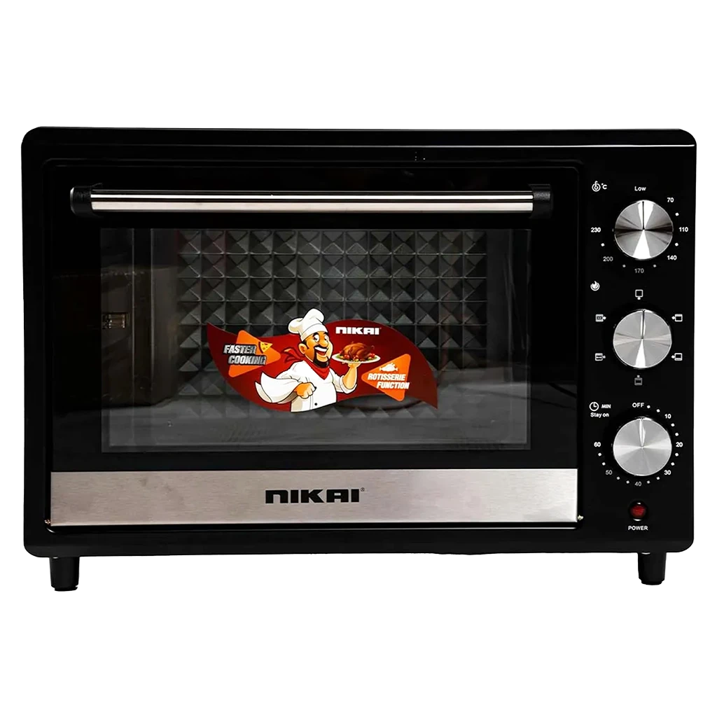 Nikai Electric Oven With Rotiss 36 L 1500 W