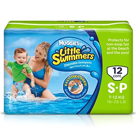 Huggies Diapers Little Swimmer Small 7-12Kg 12S - view 1