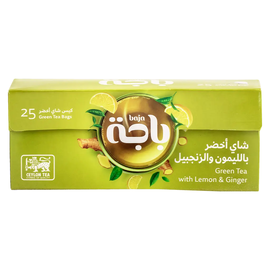 باجة شاي اخضر بالليمون والزنجبيل 25 فتلة - view 2