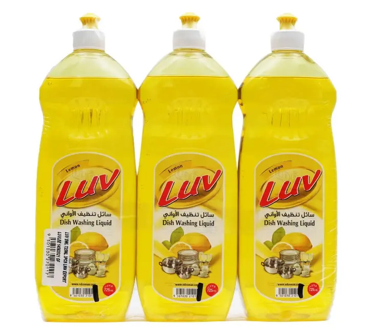Luv Dishwashing Liquid Lemon 725MlX3 - view 1