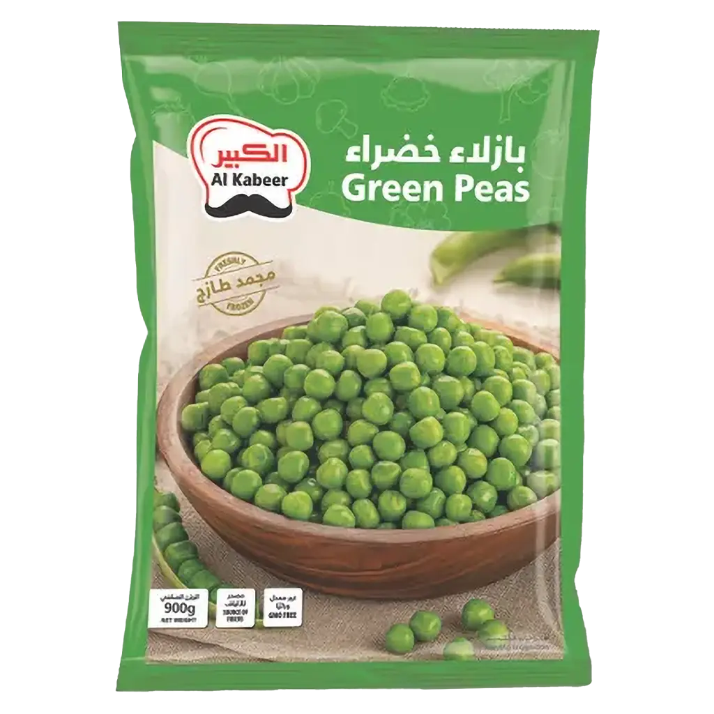 AL kabeer green peas 900 gm - view 1