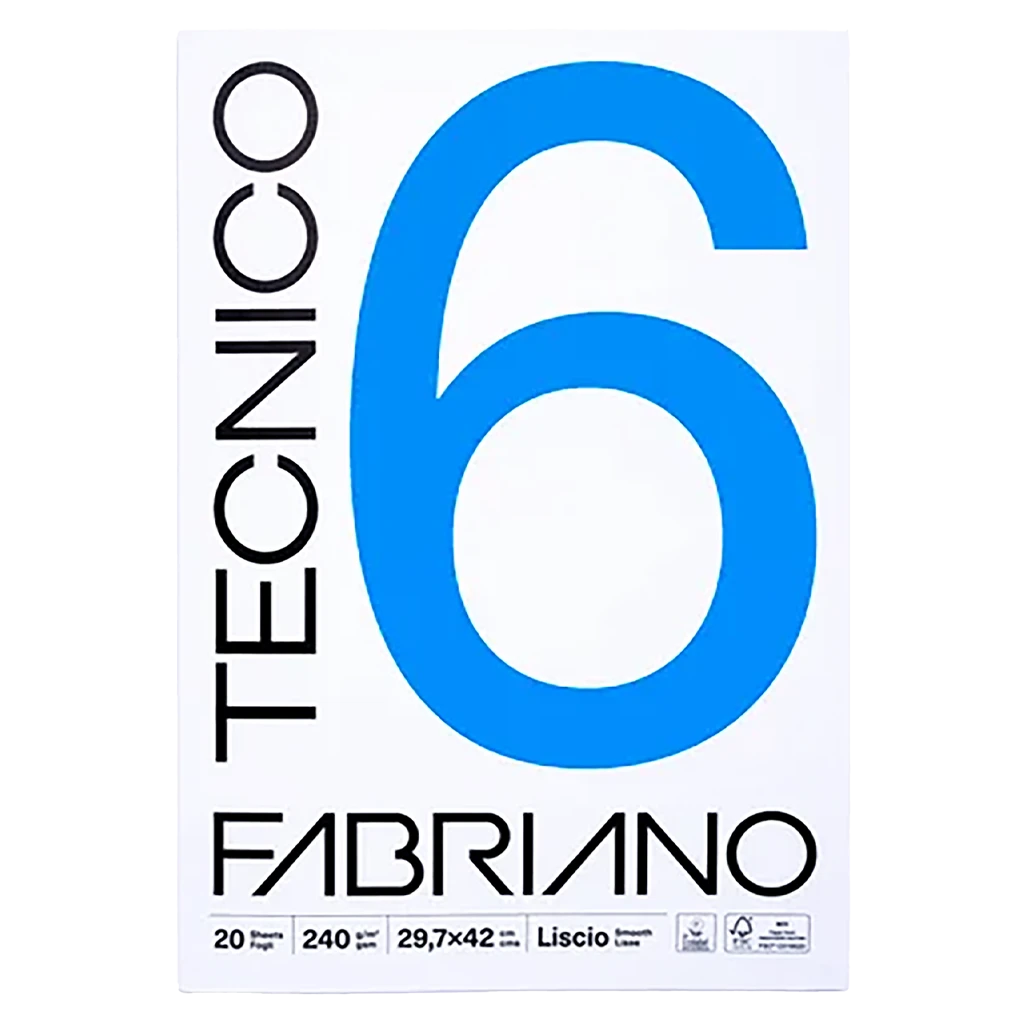Fabriano Tecnico Sketchbook 240gsm 29.7 * 42 cm