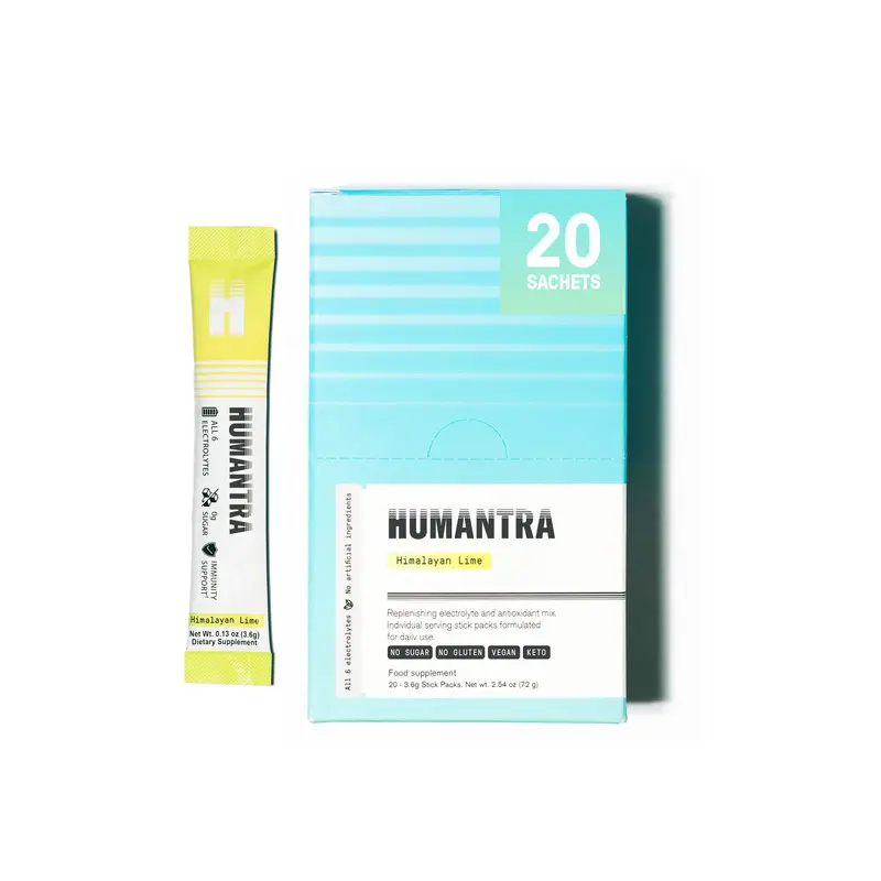 Humantra Electrolytes Himalayan Lime 20*3.7Gm - view 4