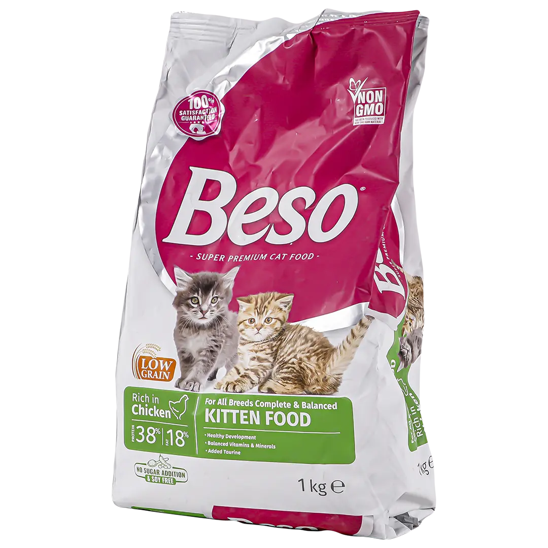 Beso Dry Food for Kittens Chicken 1 kg - view 1