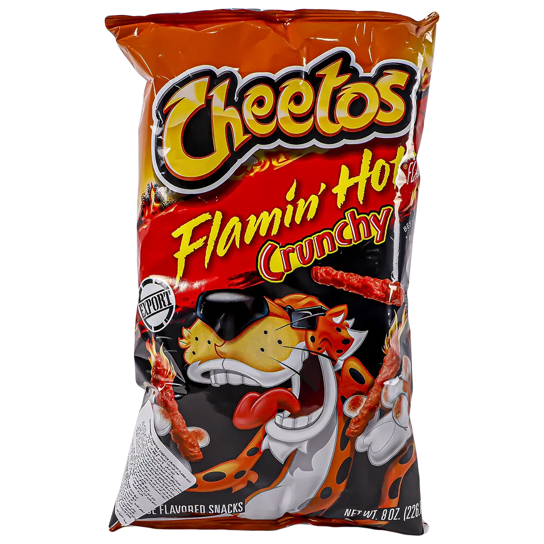 Cheetos Crunchy Flamin Hot 226 gm - view 1