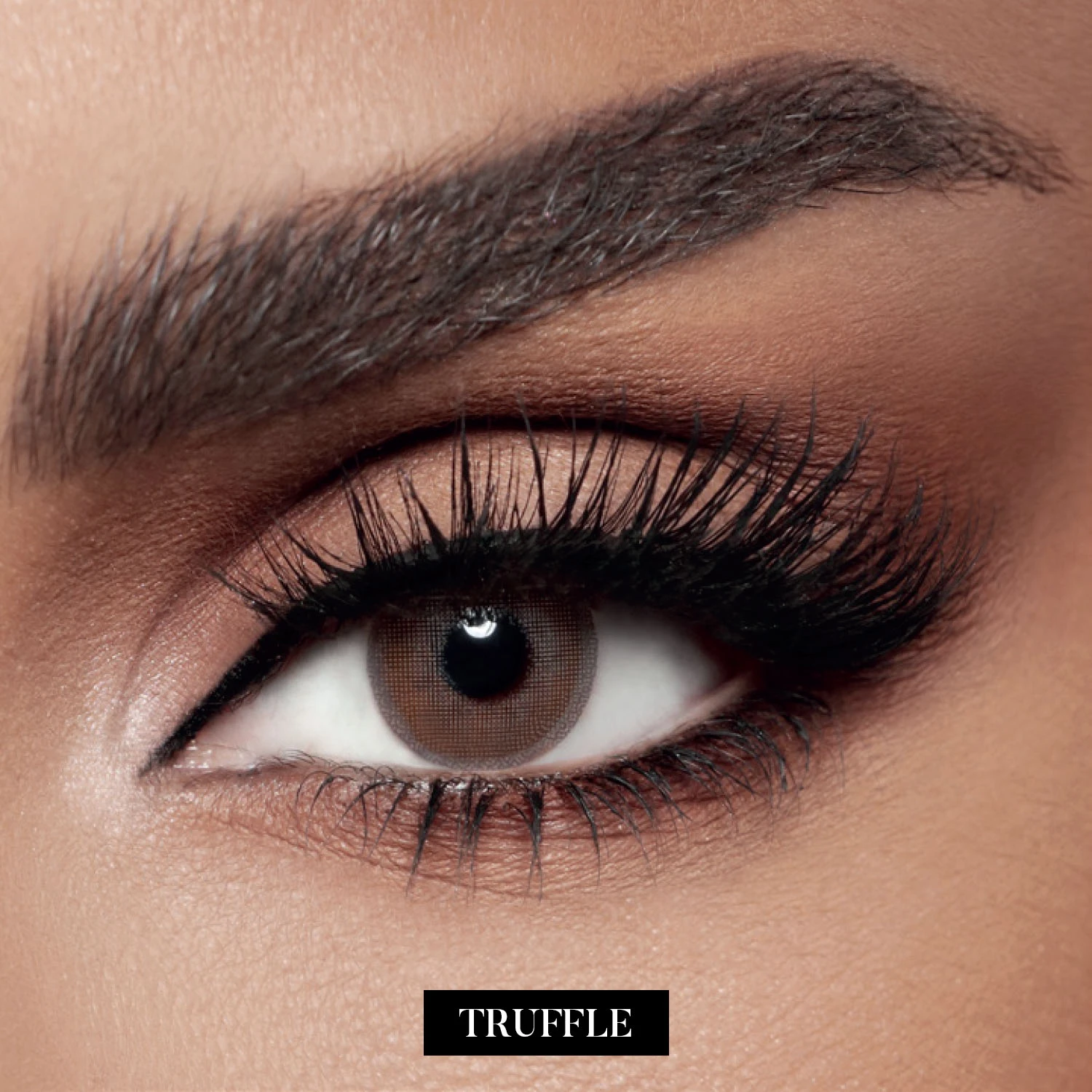 Diva Plano Contact Lenses Monthly Truffle 