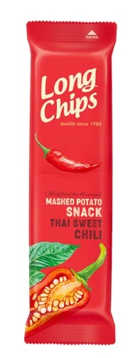 Long Chips Mashed Potato Snack Thai Sweet Chili 75 Gm