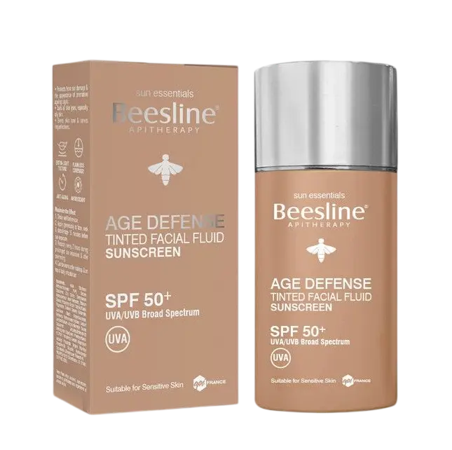Beesline Age Defense Tinted Facial Fluid Sunscreen SPF50+ 40 ml - view 1