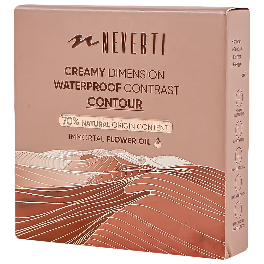 Neverti Creamy Dimension Waterproof Contrast Contour Mocha 003 - view 3