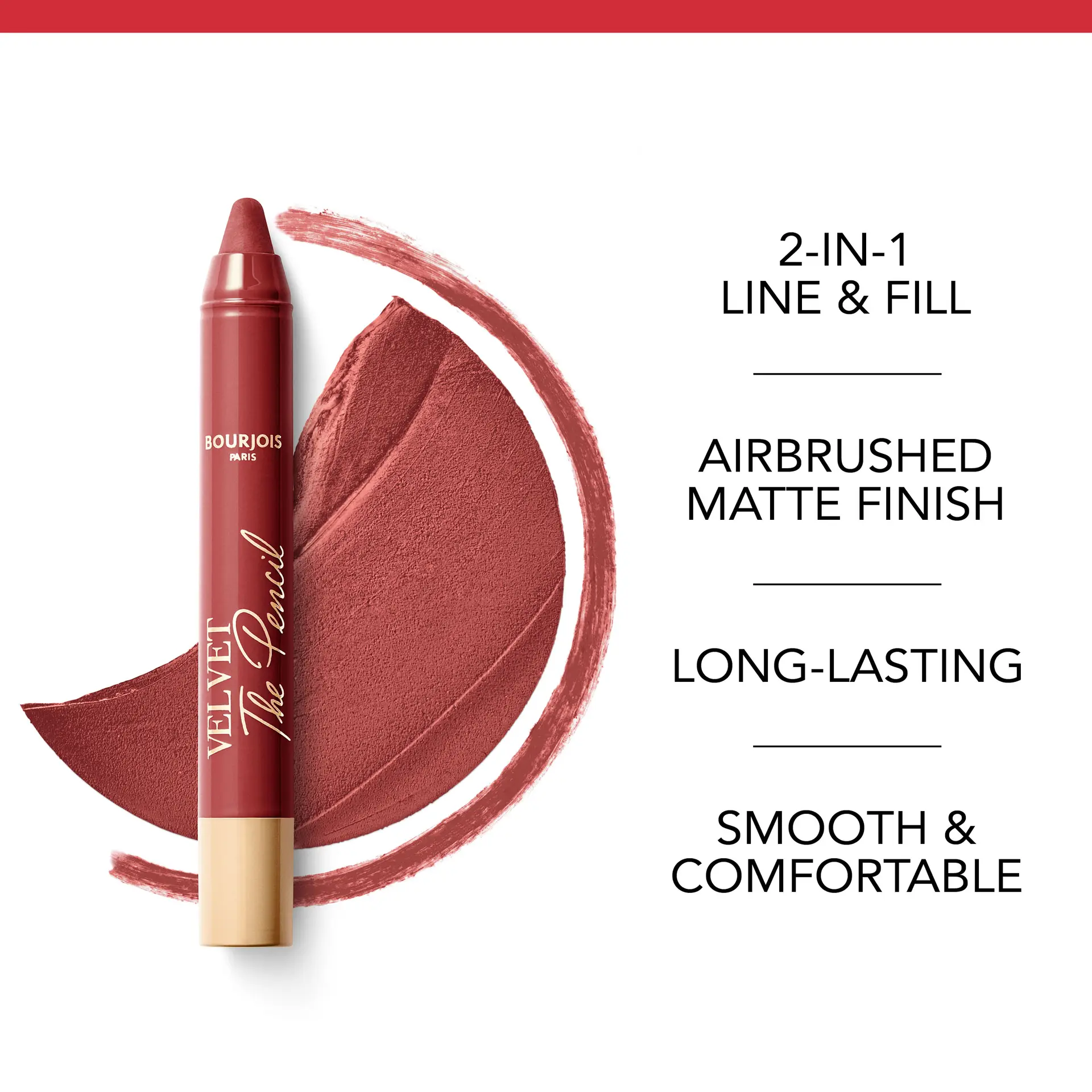 Bourjois Velvet the Pencil 05 Red Vintage - view 7