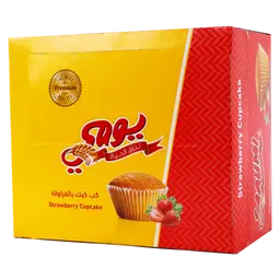 Yaumi Strawbery Cupcake Box 12 pcs 30 gm