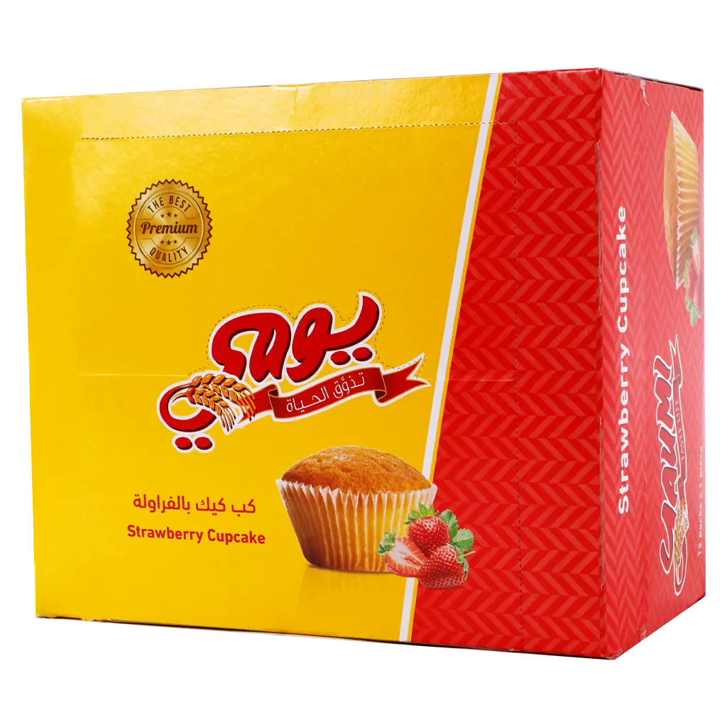 Yaumi Strawbery Cupcake Box 12 pcs 30 gm - view 1