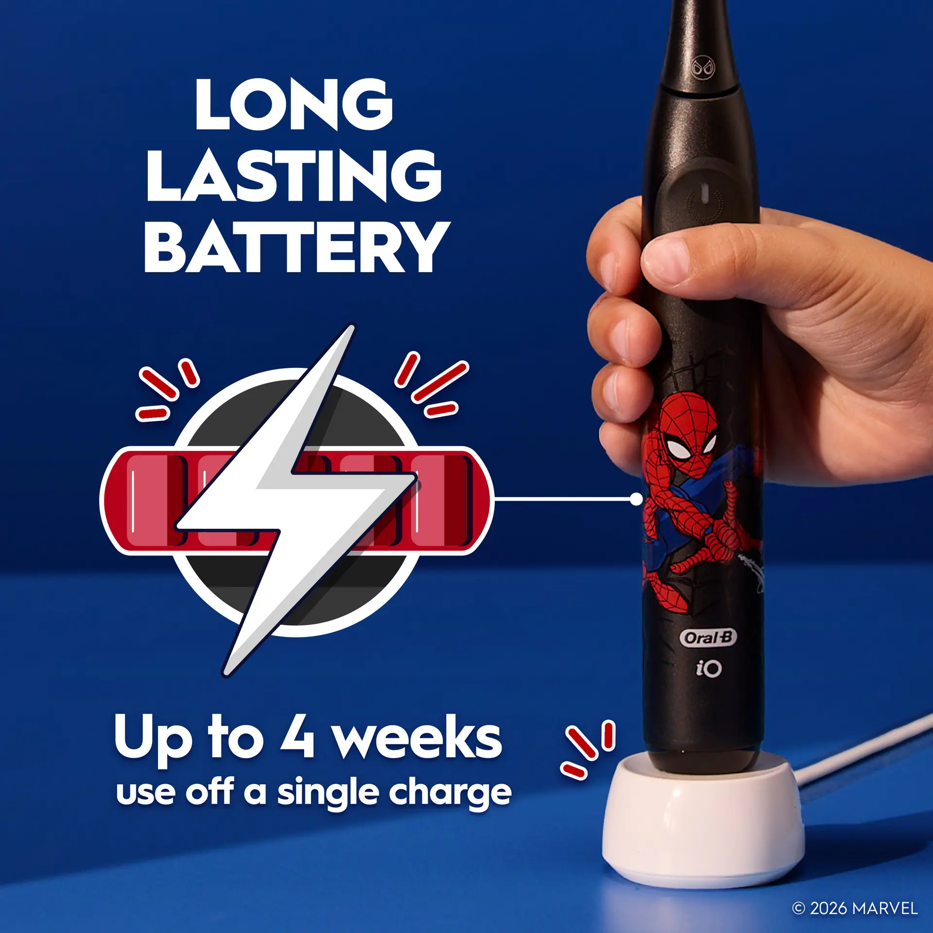 Oral B iO 2 Electric Toothbrush Spiderman For Kids - view 5