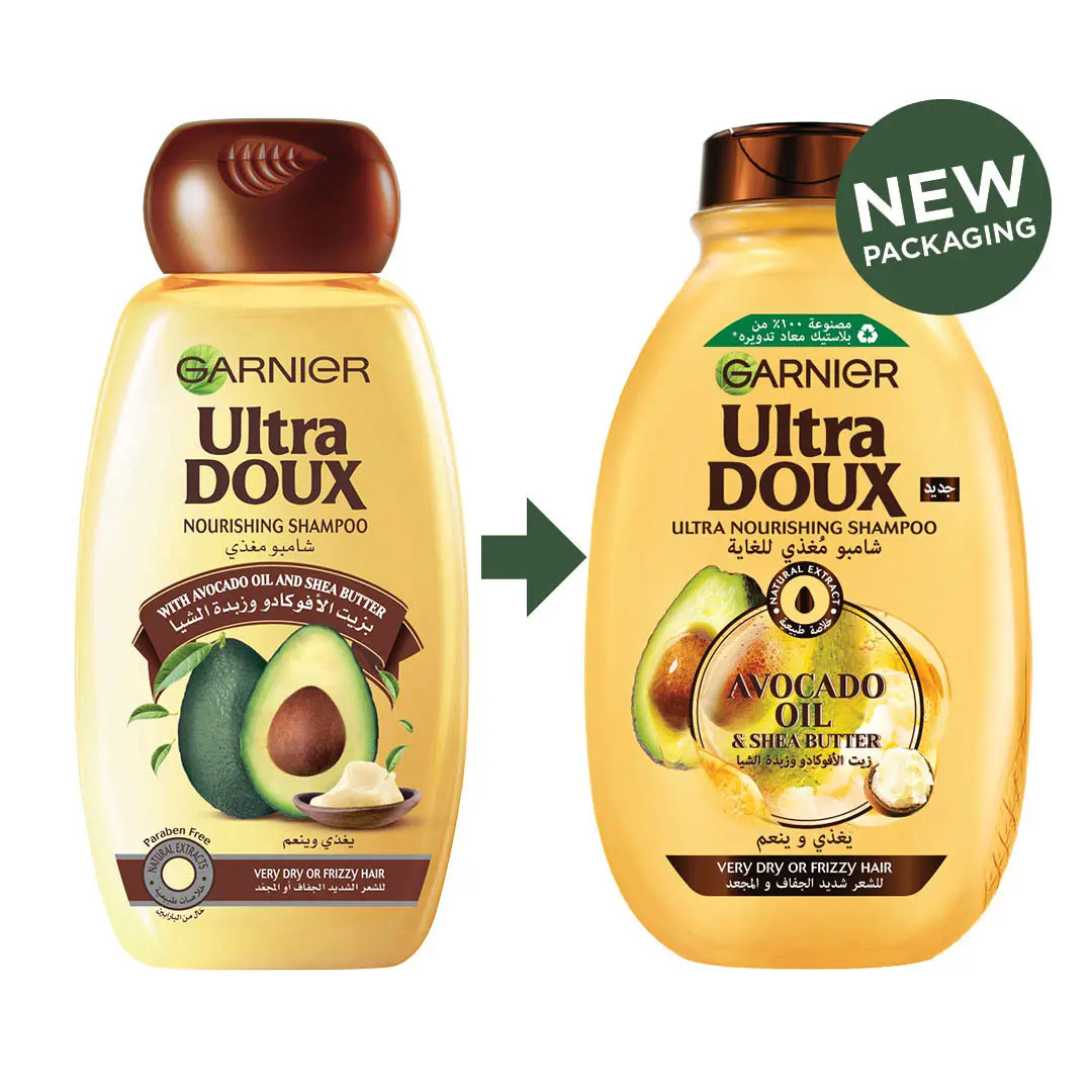 Garnier Ultra Doux Avocado Oil & Shea Butter Nourishing Shampoo 600 ml - view 4