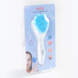 Mella Silicone Facial Scrub Brush Blue