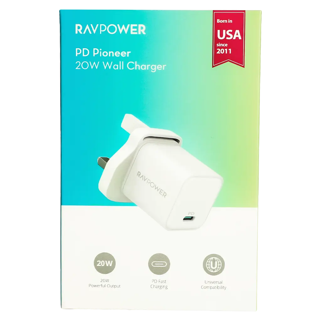 Ravpower Rp-Pc167 Pd 20W Wall Charger 1C White - view 3