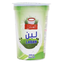 العتش لبن طازج كاسة كامل الدسم 230 مل