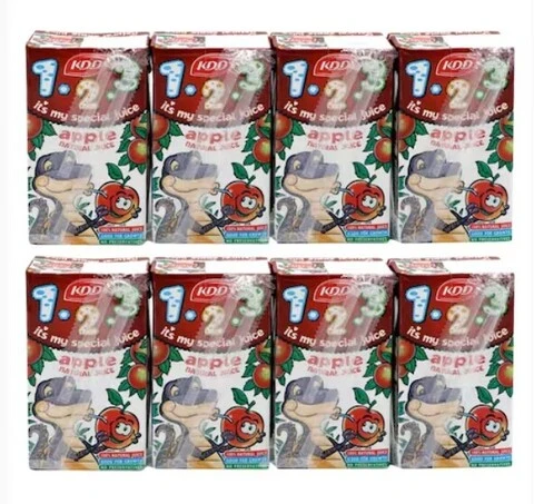 Kdd Apple Juice 8x125 ml