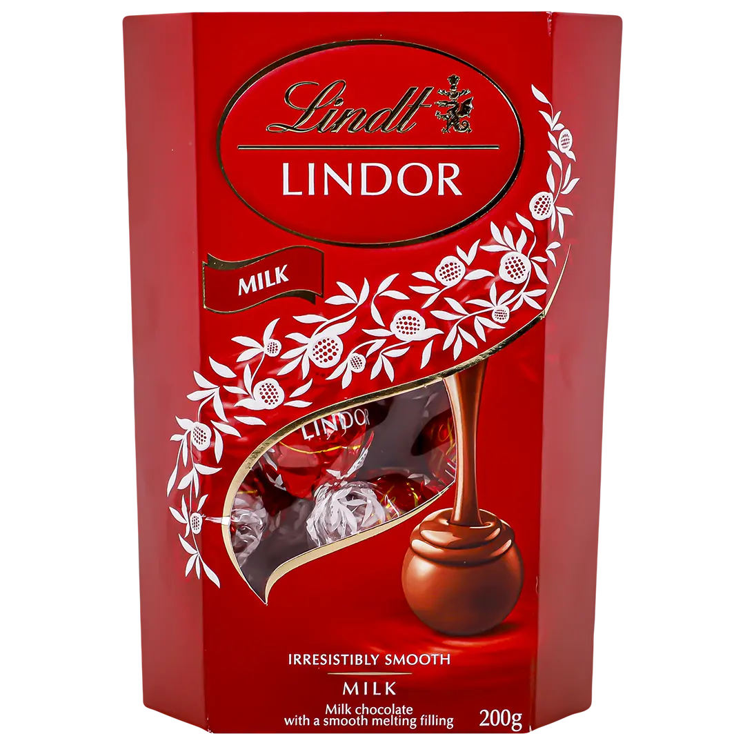 Lindt Lindor Red Balls Milk Chocolate 200 gm - view 1