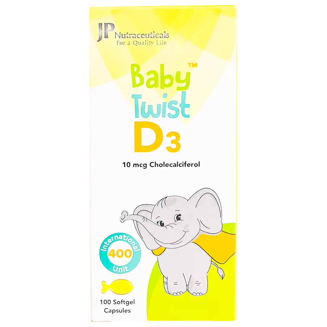 Jp Baby Twist D3 400Iu 100 caps - view 2