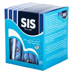 SIS White Sugar Sticks 350gr