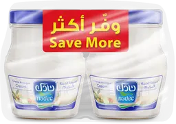 نادك شبيه جبنة كريم قابلة للدهن 2 حبة 500 جم