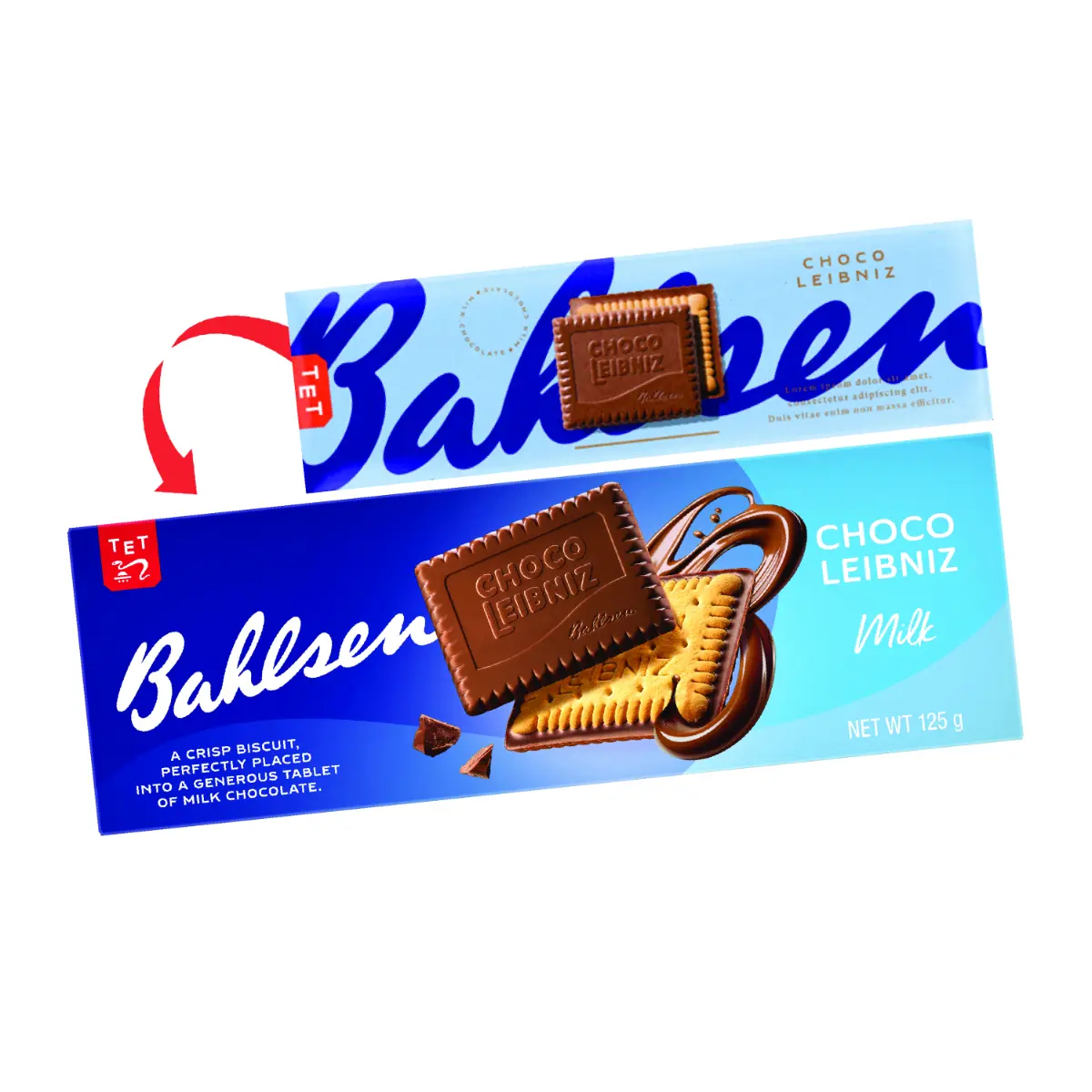Bahlsen Biscuits With Milk 125 gm - view 1